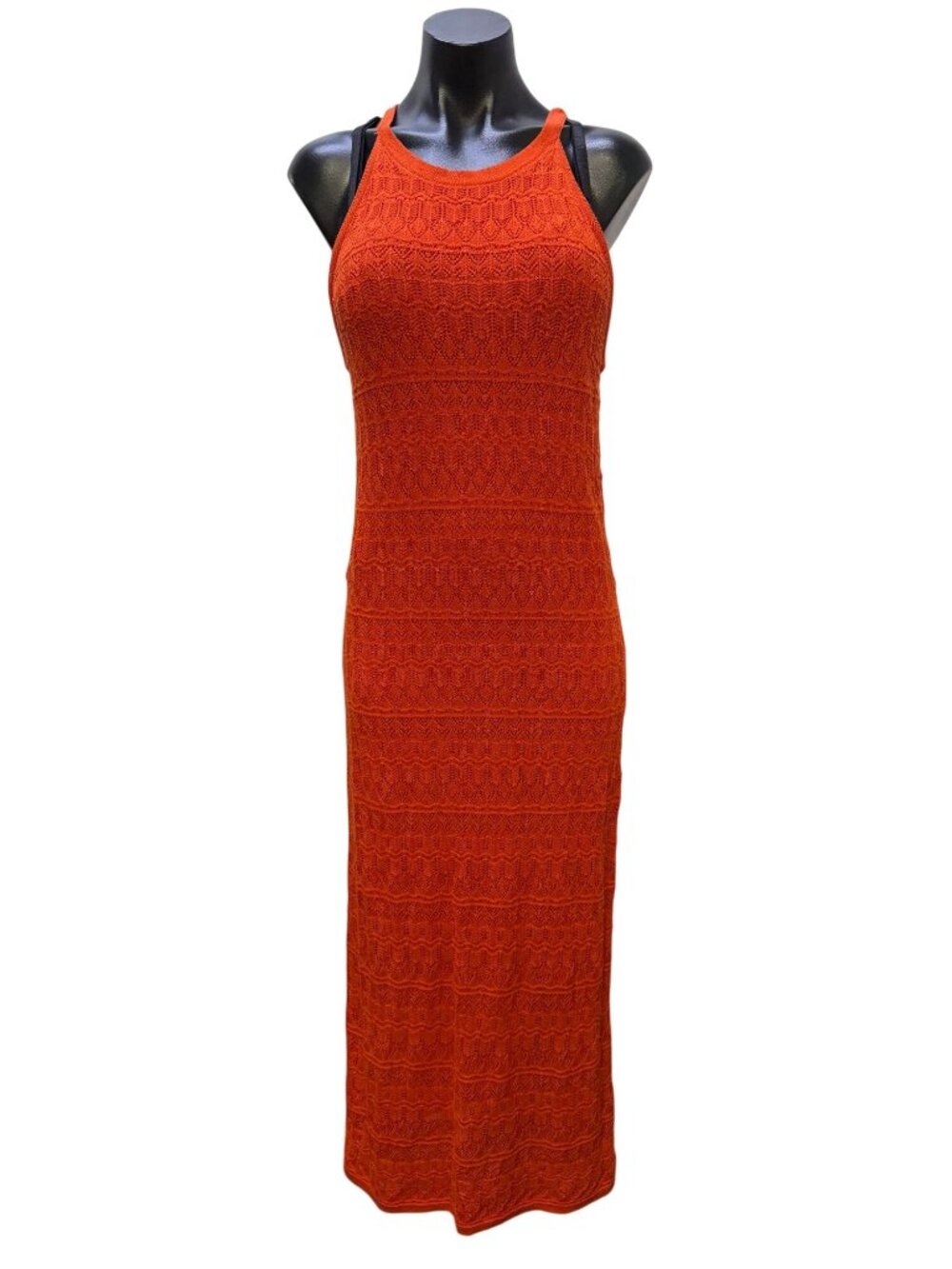 House Of Harlow 1960 Orange Crochet Maxi Dress Size M